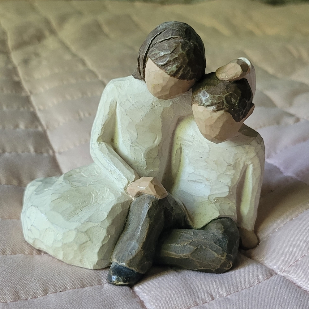 Willow Tree sister and brother figurine